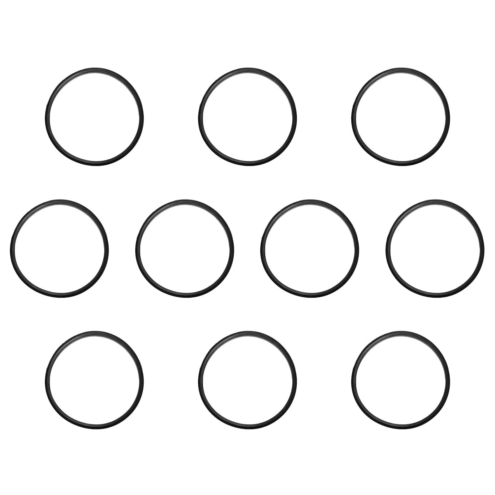 Woedpez 10Pcs Lid Sealing Gaskets Replacement Leakproof Silicone Cup Seals for Insulated Metal Steel Tumblers Leakproof Silicone Cup Seals