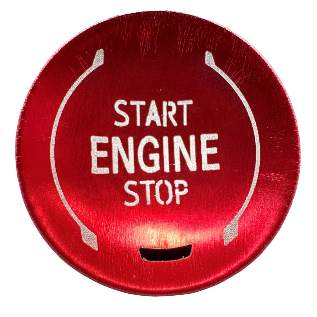 Red Aluminum Engine Switch Button Covers For 2024–2025 Chevrolet Trax – Set Of 2