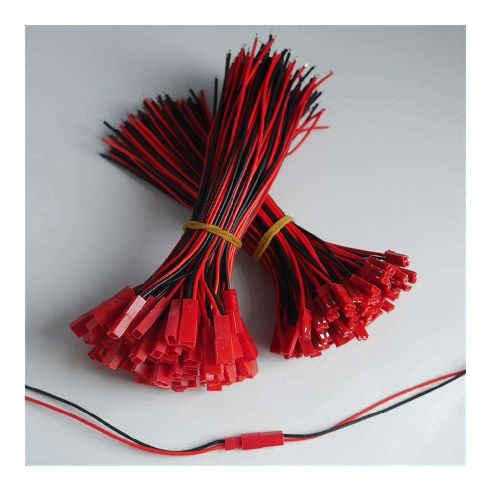 50/100 Coppie 2 Pin JST elicottero cavo maschio/femmina del connettore for RC BEC batteria fai da te FPV Drone quadcopter Più sicuro(100 Pairs)