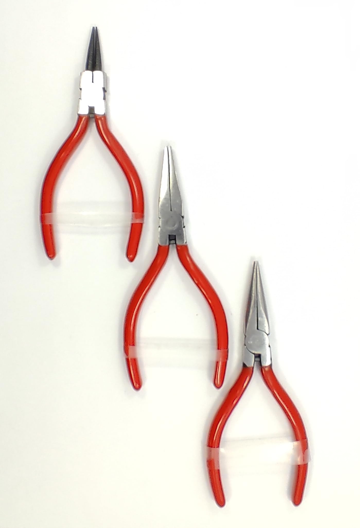 PERFECT TECH 3 PCS "Mini Nose Pliers Set - Essential Tool for Jewelry Making and Fine Detail Work - Precision Crafting 1