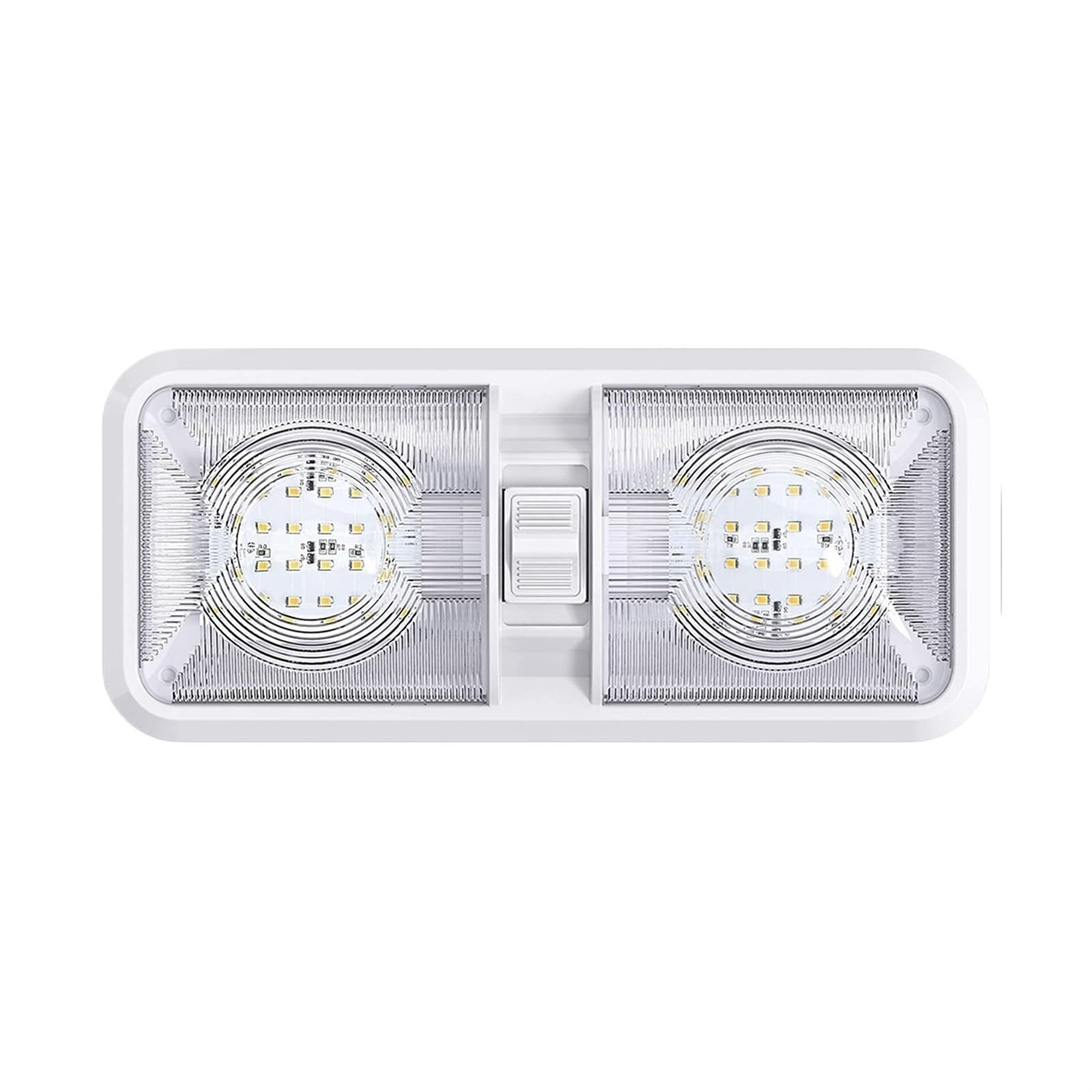 RV Interior Lights 640 Lumen Ceiling Double Dome Light with Switch Car, for RV Trailer Camper Boat 48 LED 5 Pack Luz de lectura superior del coche