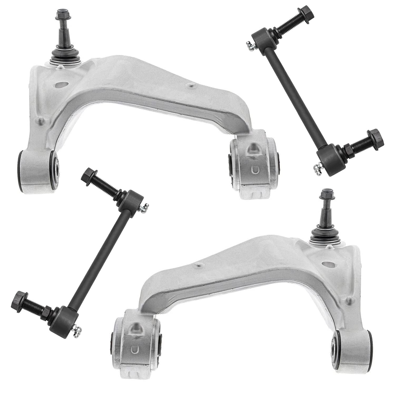 Detroit Axle - 4pc Front End Control Arms Kit for 08-15 Cadillac CTS, 2