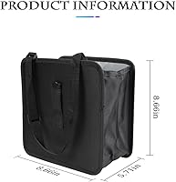 Vista 2 de Fekey&JF Cubo de Basura Plegable para Coche, Bolsa de Almacenamiento Colgante Impermeable y a Prueba de Fugas para Coche con Gran Capacidad
