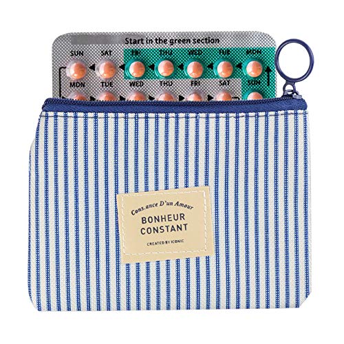 2 Pack Birth Control Pill Cases with 3"×4" for Women Privacy Protection Contraceptive Medicine Case Holder Packet Sleeve Pocket Pouch Wallet - Thumbnail 3