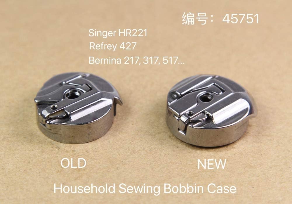 New Singer BC-HR221 Bobbin CASE for Singer HR221 Series Sewing Machine 45751 / Refrey 427 and 217 317 517 540 (New Type)