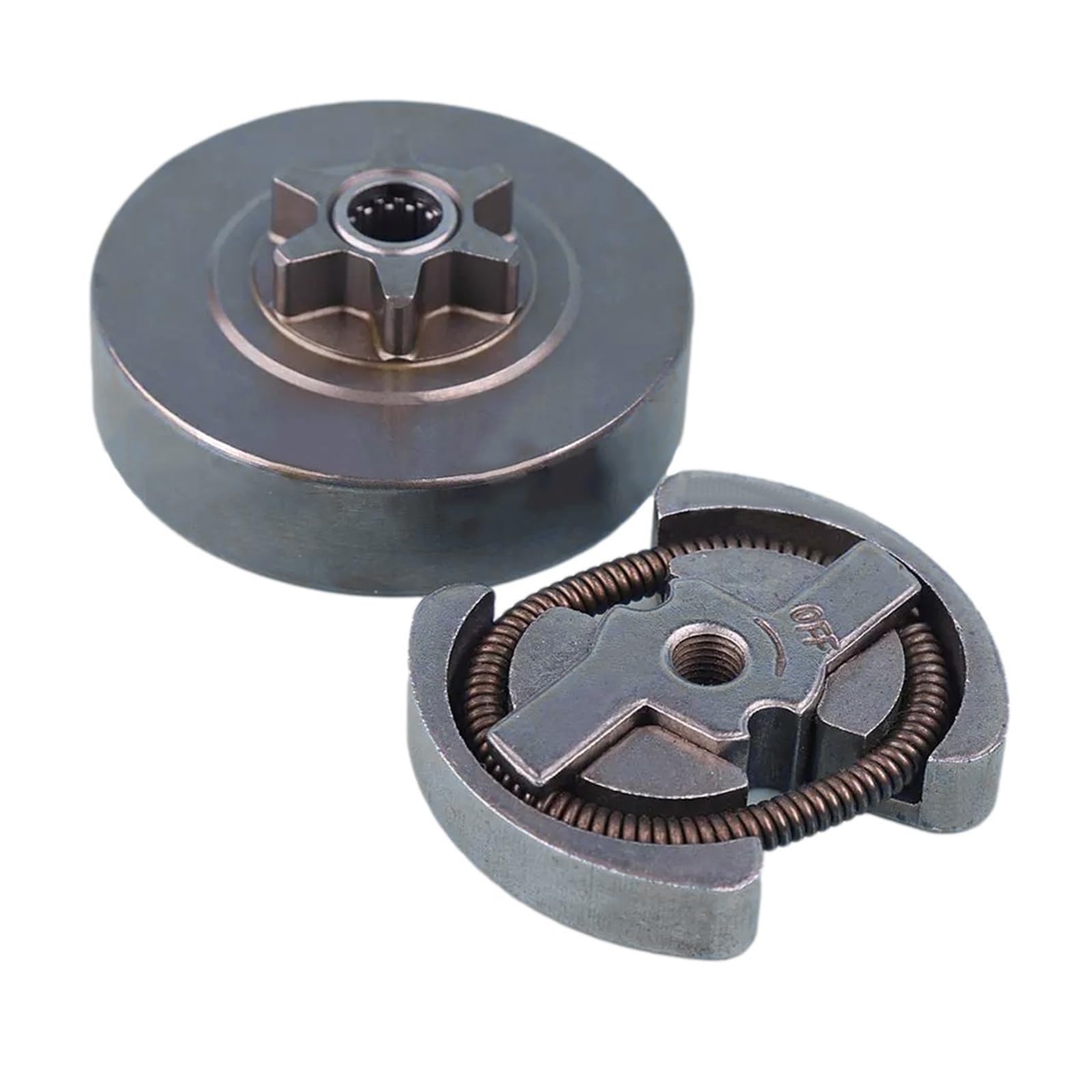 Pignone Tamburo Frizione 3/8" 6 Denti Per Motosega Ryobi Homelite – Ricambio Con Cuscinetto - 5