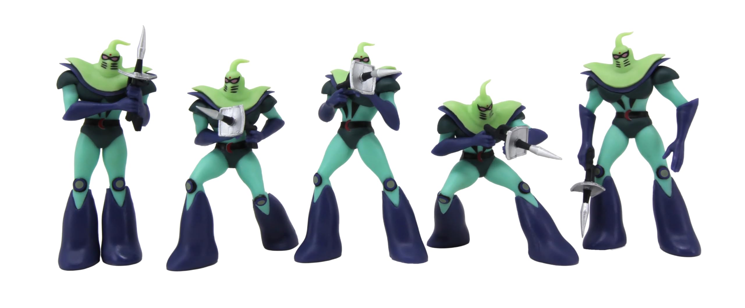 PLASTOY Atlas UFO Robot Grendizer Goldorak Box Set 5 Vegan Soldier Action Figure