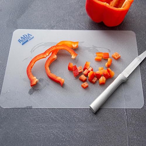 Miniatura 5 de Rada Cutlery - Tabla de cortar flexible de plástico, 7 x 10 pulgadas, fabricada en Estados Unidos, color blanco, paquete de 3