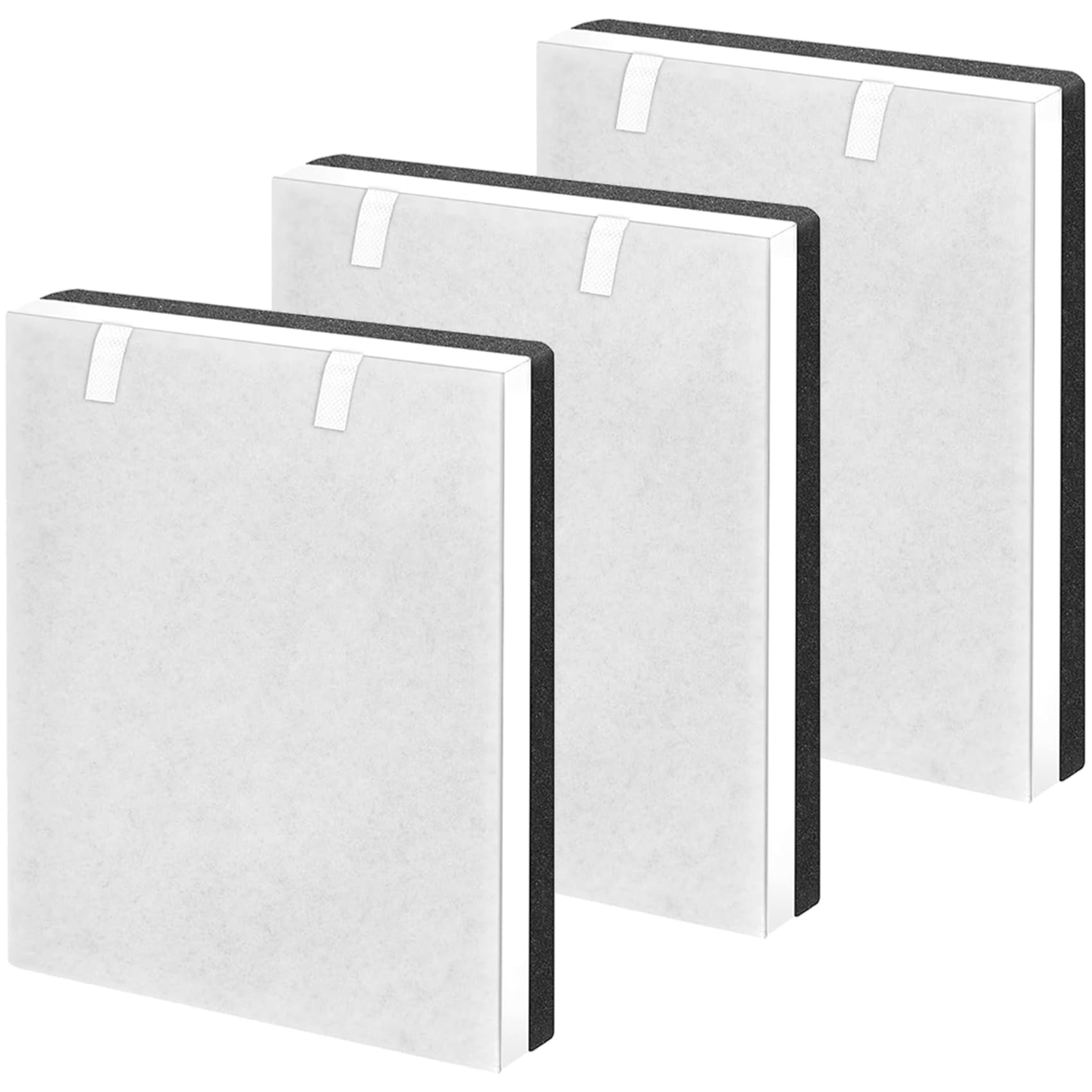 TechyPro Vital 100 Replacement Filter Compatible with LEVOIT Air Purifier, True H13 HEPA 3-in-1 Filtration Air Filter and High-Efficiency Activated Carbon Filters, Compare to Part Vital 100-RF,3 Pack