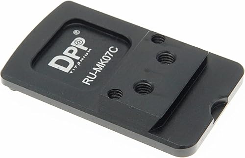 Miniatura 2 de DPP Titanium Montura de cola de milano para Ruger P85/95/97, Serie MK Trijicon RMR/SRO y Holosun 407C/507C/508T