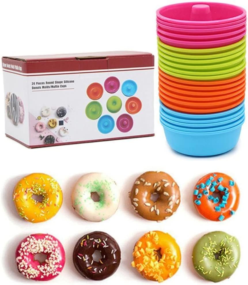 24pcs Silicone Handmade Bakeware Mold Set