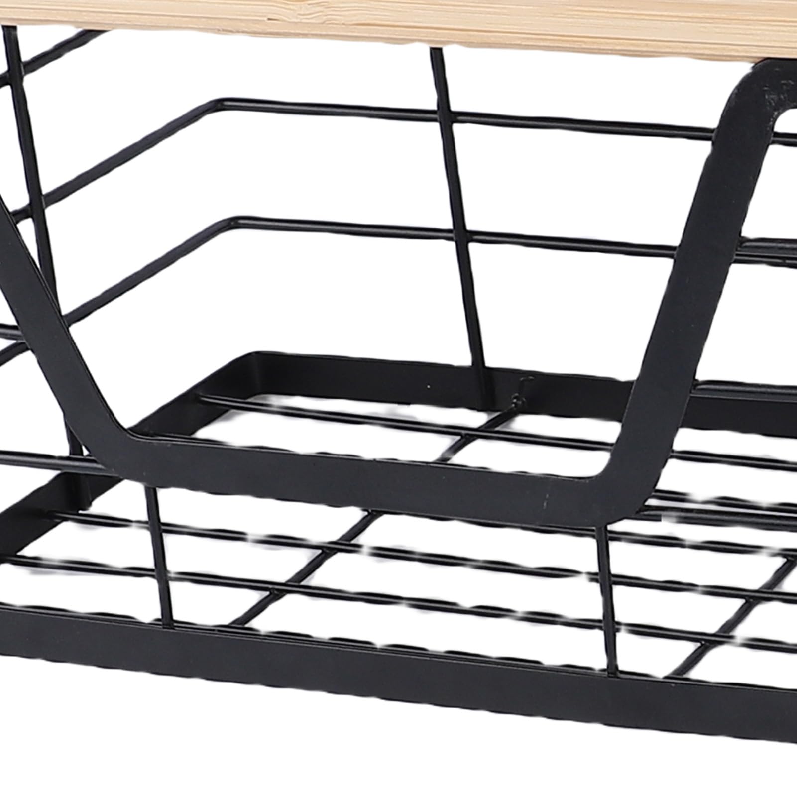 Soporte para Bolsas de Basura, 2 Unidades de Almacenamiento Apilable con Apertura Amplia y Tapa de Madera, Organizador Dispensador de Bolsas de Basura para 13 de 33 y 4 de 10 Galones, Debajo