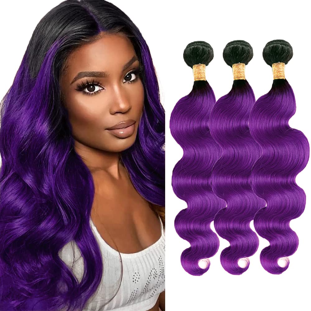 Purple Bundles Human Hair Bundles Purple Human Hair Body