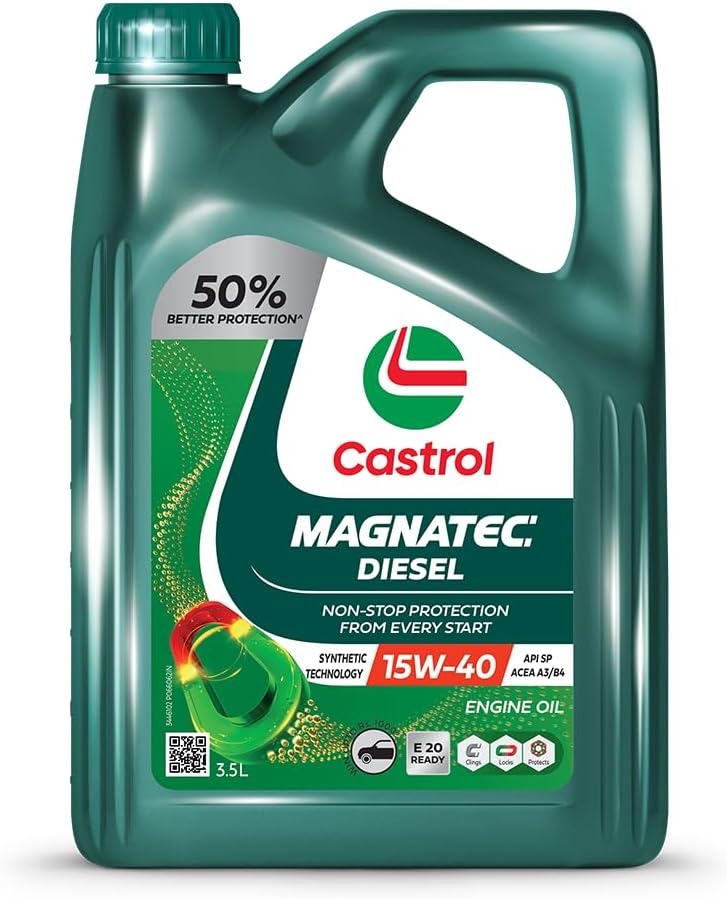 MAGNATEC 3382383 15W-40 API SN Part-Synthetic Engine Oil for Diesel Cars (3.5 L)