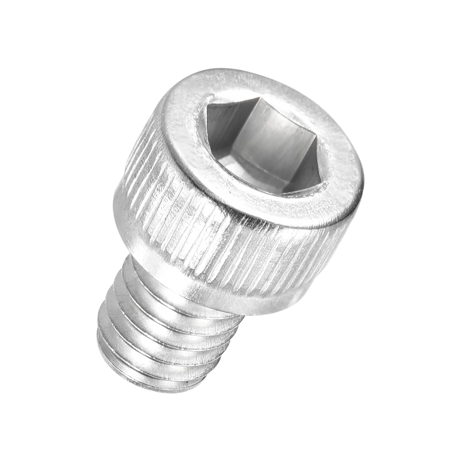 Kozelo 25pcs Socket Head Cap Screws - [M6-1 x 8mm] 304 Stainless Steel Allen Socket Drive for Electrical Motor 3D Printing Fan Engine Replacement Use, Silver — image 1