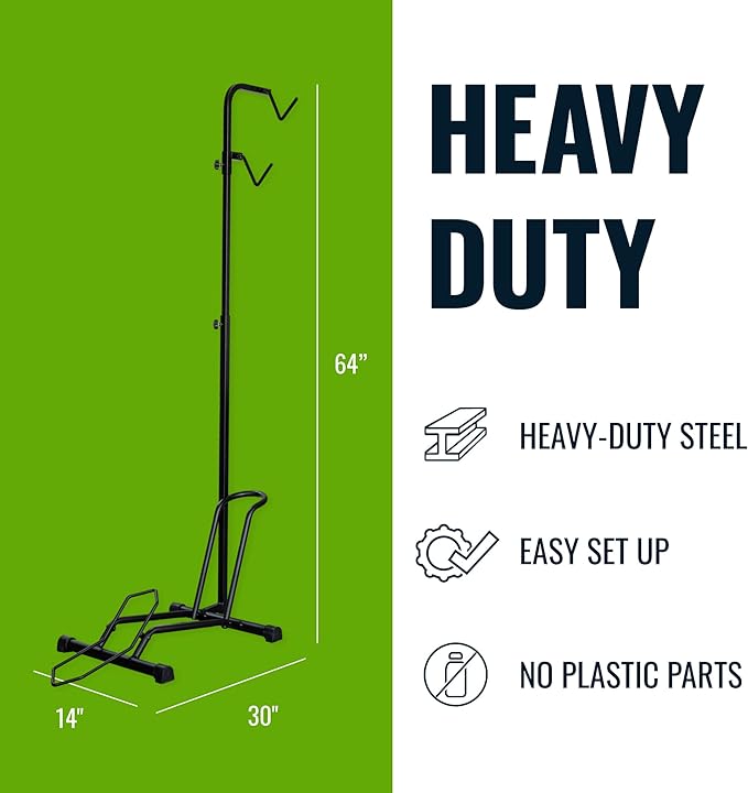 Soporte Vertical para Bicicleta CycleStand Pro, Almacenamiento en Piso miniatura 2