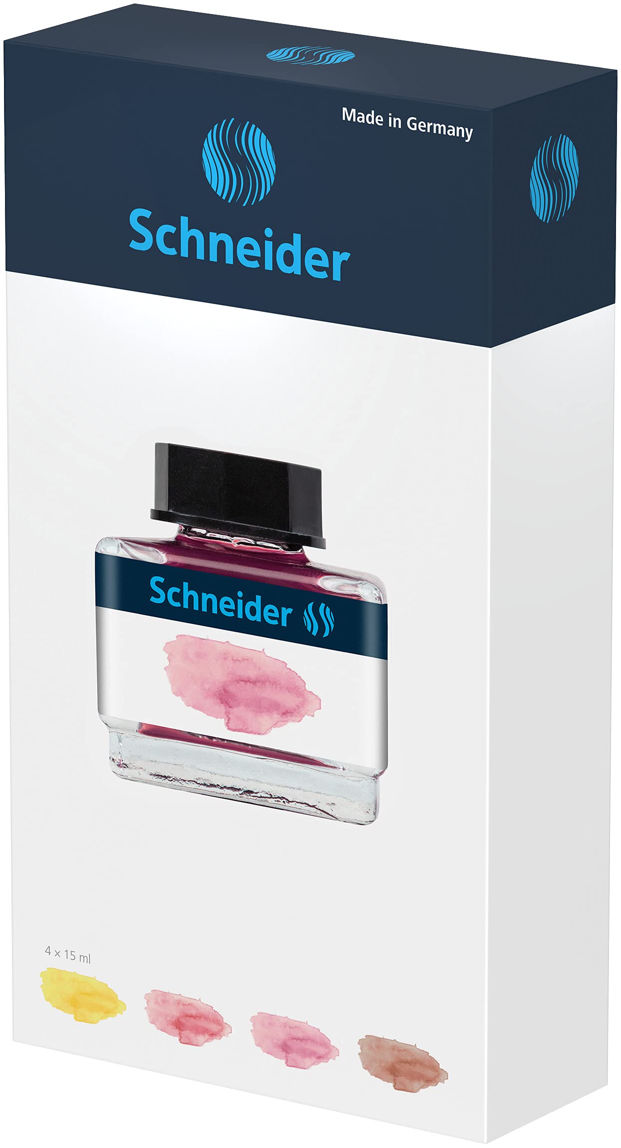 Schneider 143702 Tusz, Wielokolorowy, 15 ml