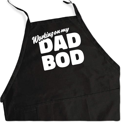Miniatura 1 de Dad Bod - Delantal ajustable para barbacoa para hombre, talla única