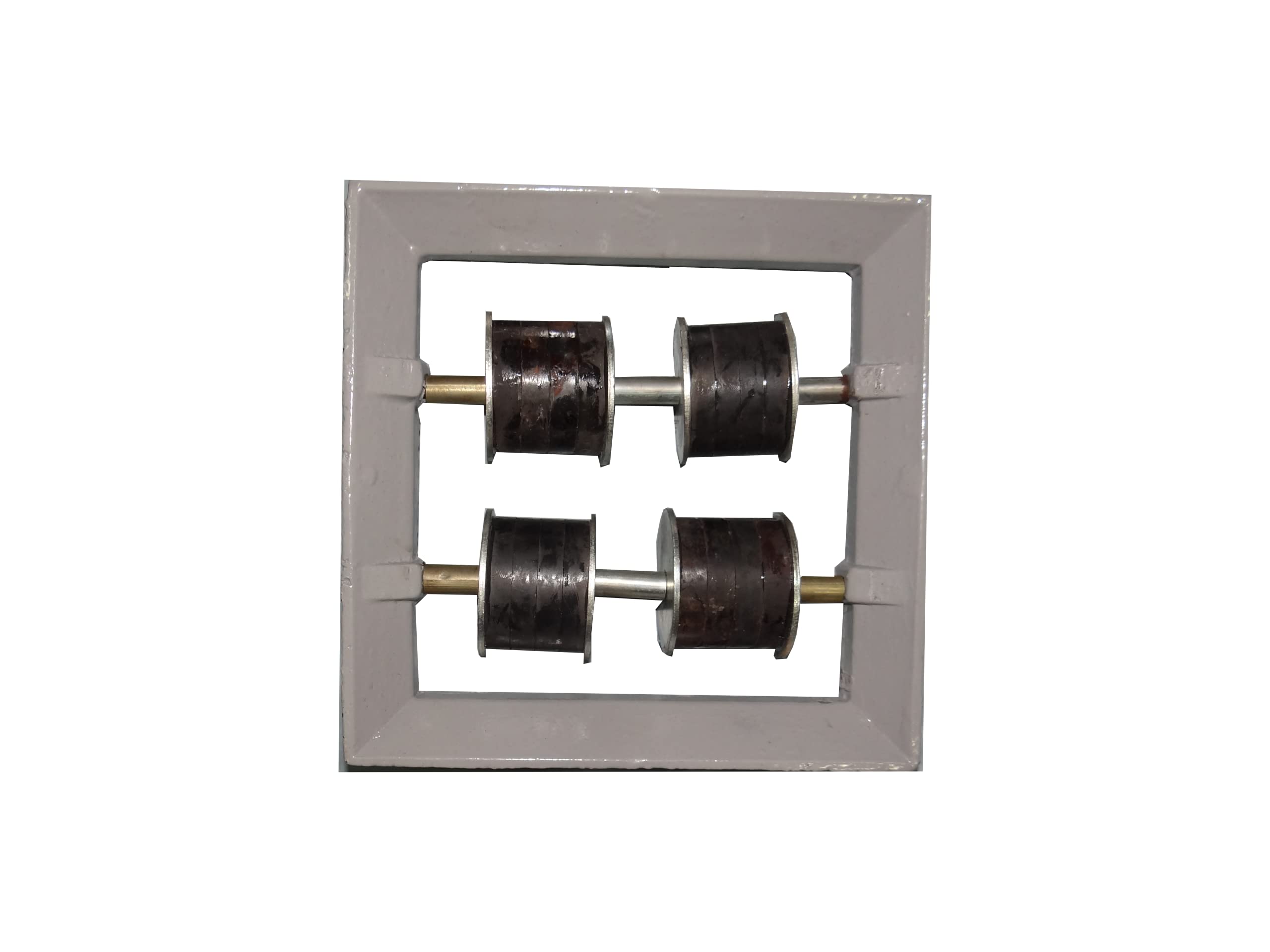 Hopper Magnet Square Shape Size 8" x 8" 4 Pc Magnet - Pack of 1 (Square)