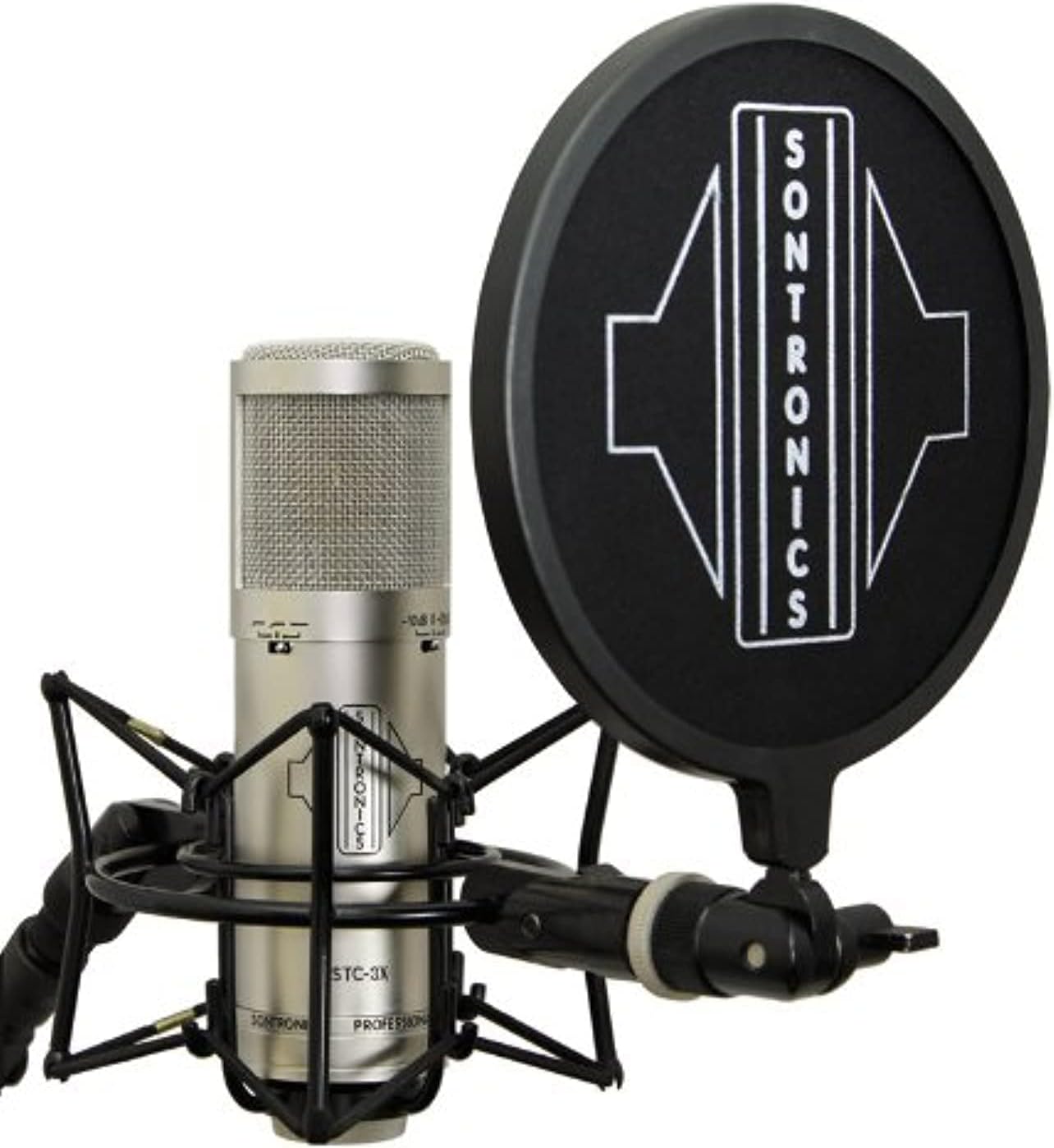 SONTRONICSSTC-3X Pack Condenser Microphone with Accessories, Silver