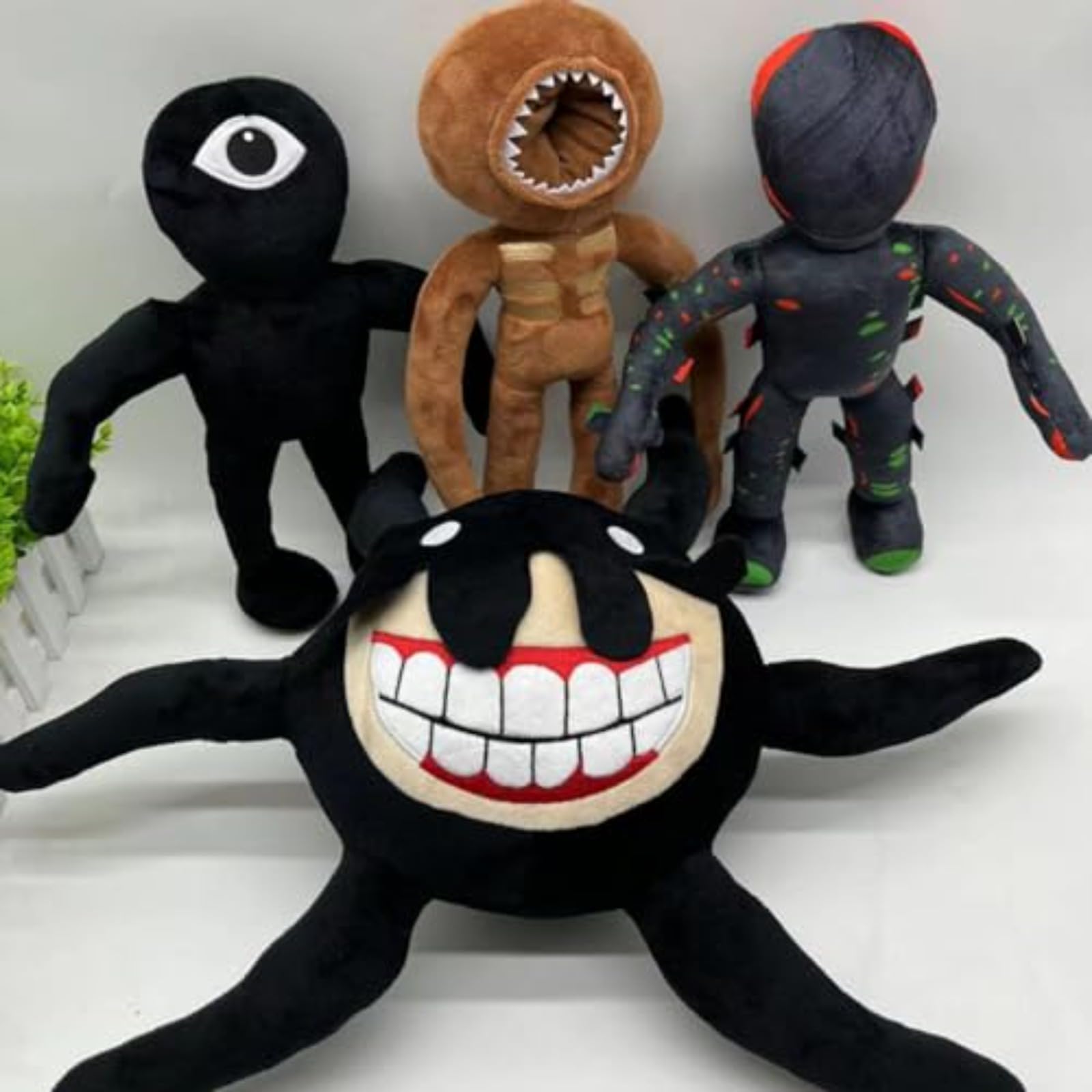 Amazon.co.jp: [Hushan] 黒い モンスター ぬいぐるみ 非公式 25cm