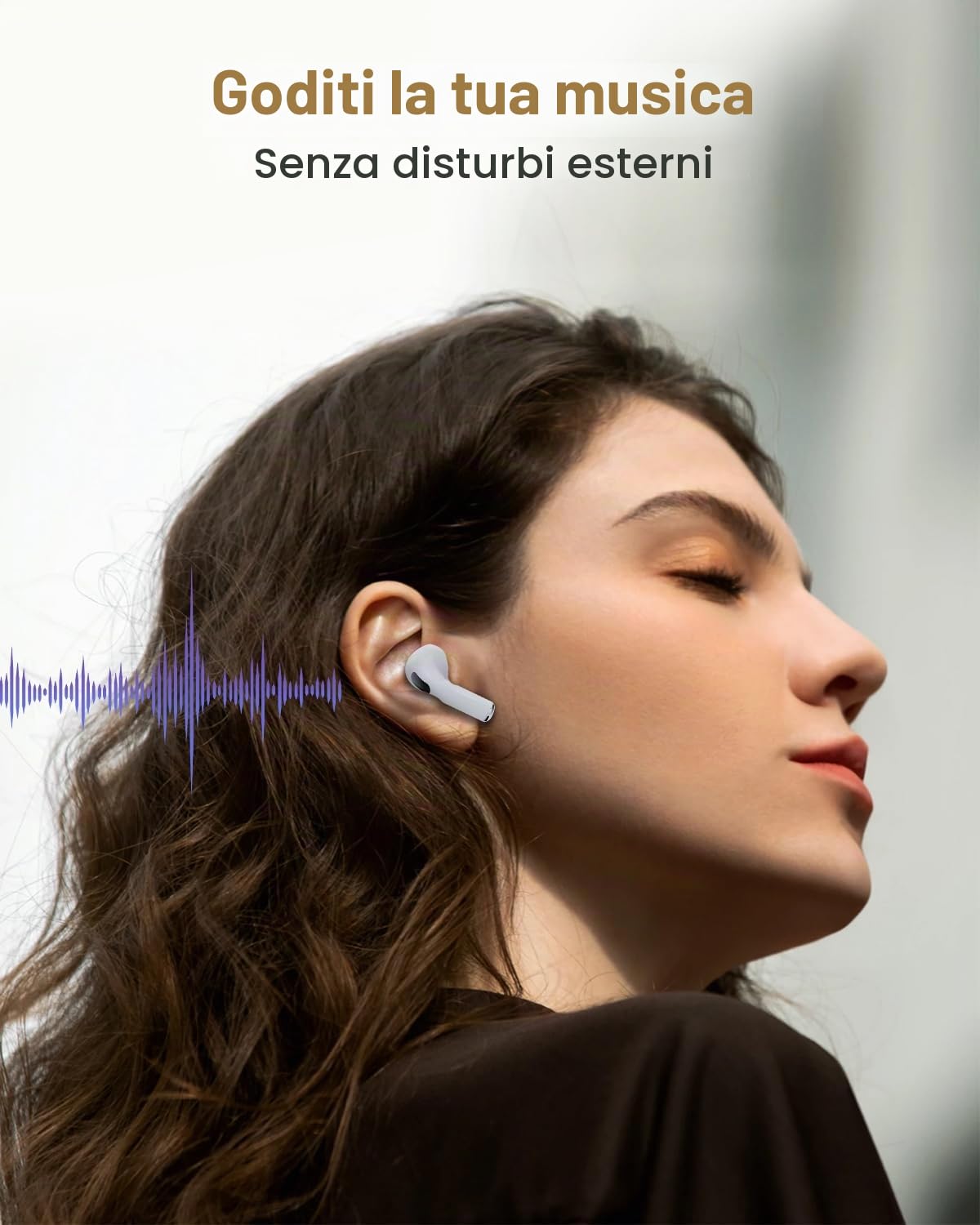 MONODEAL AI Cuffie Traduzione Simultanea,traduttore simultaneo vocale, auricolari open-ear, Bluetooth 5.4, traduzione in tempo reale per 134 lingue, ideali per viaggi, studio e lavoro