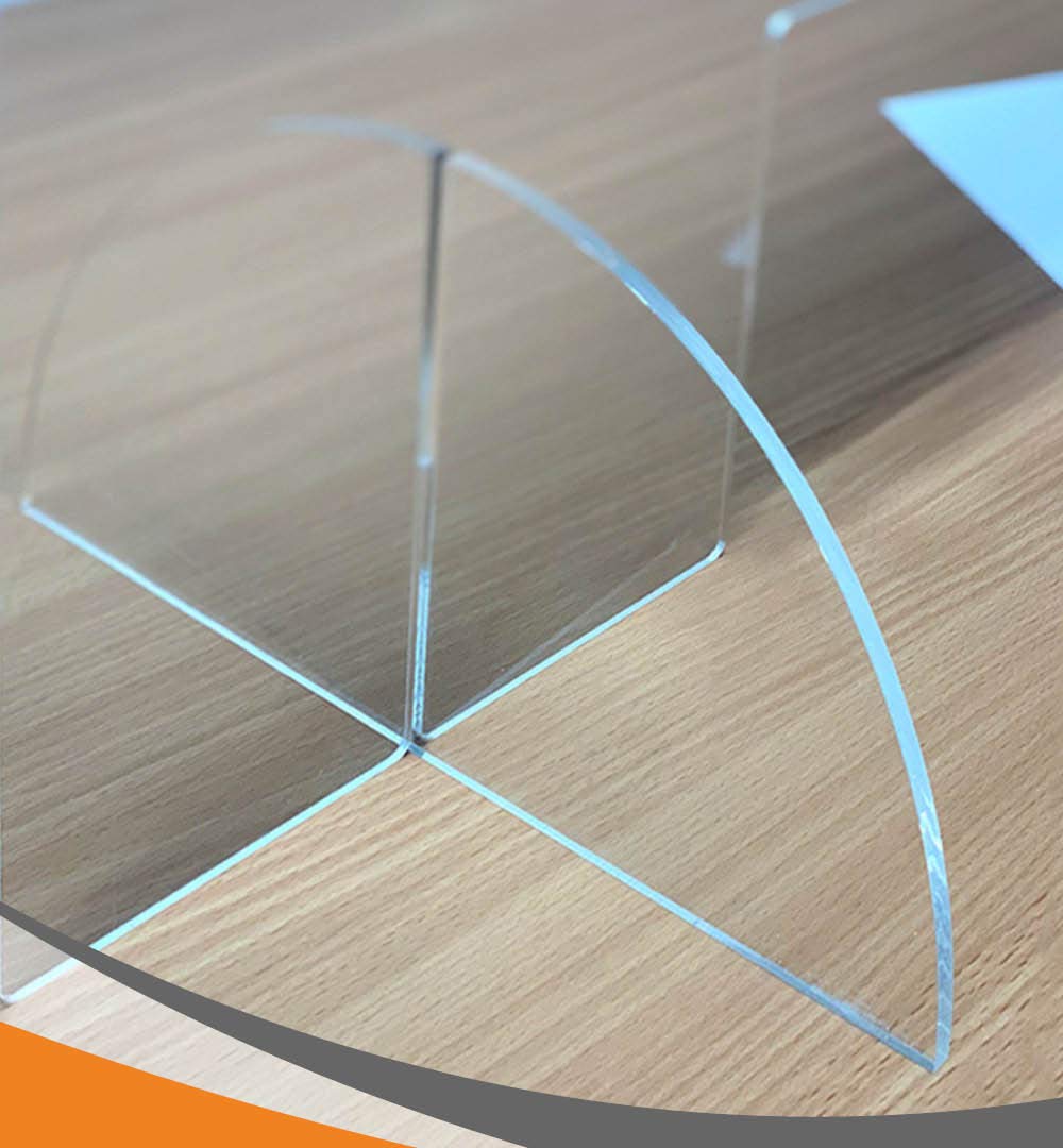 MyMAXXI | Selbststehender Spuckschutz Aufsteller aus 5mm Acrylglas standfest glasklar 130x90 cm Hygieneschutz | acrylic spit protection | Acryl Trennwand | Niesschutz Hustenschutz | Hygieneschutzwand