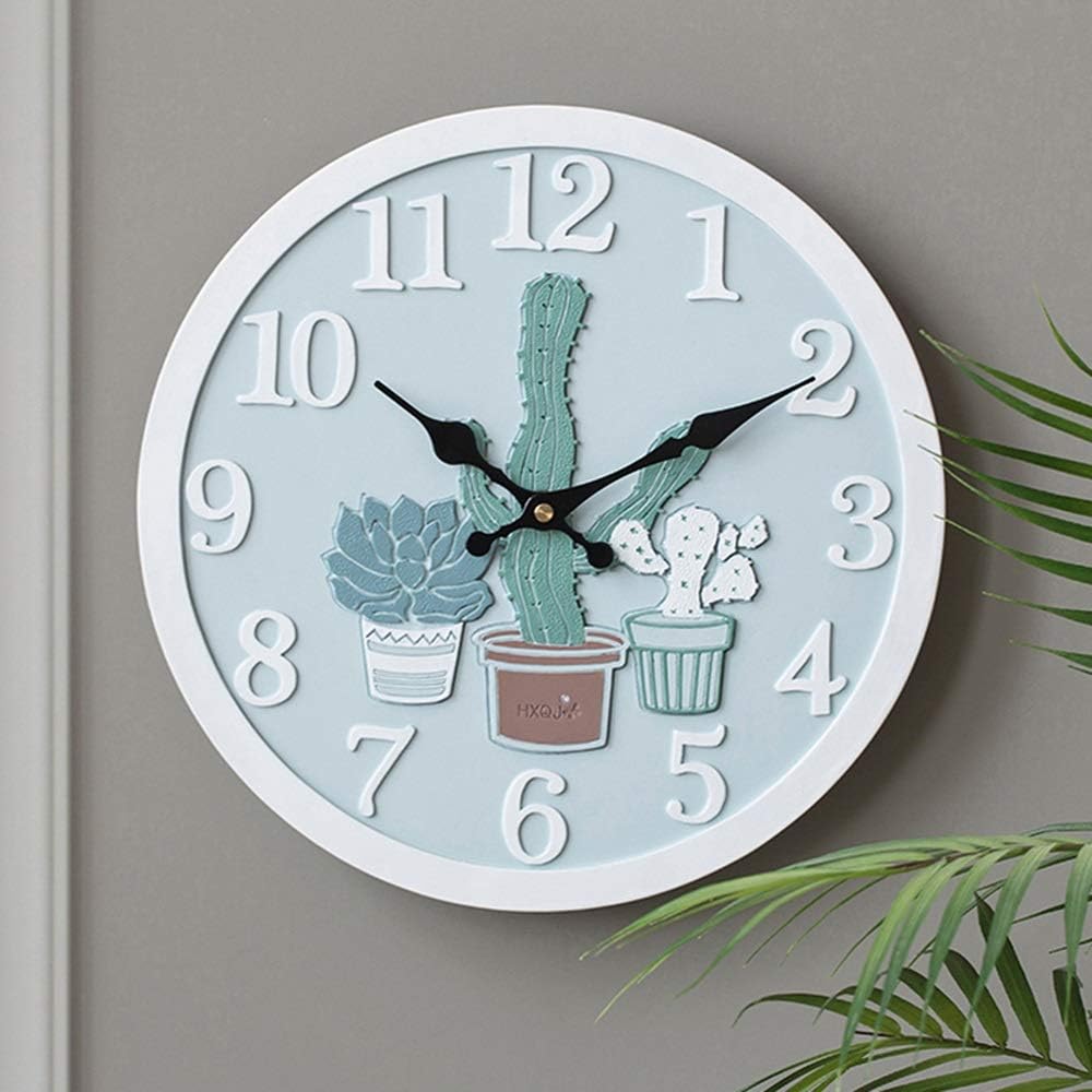 Kuku Wall Clock Green Living Room Clock Wall Clock Mute