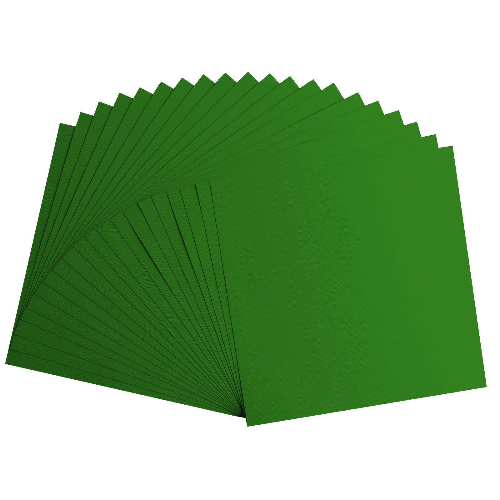 Florence Cardstock Textured, Coloured Card Making Supplies 12 x 12 inch, Green, 20 Sheets - Image 3