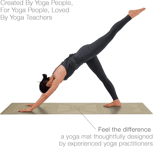 Miniatura 5 de agoy Pro+ Warrior - Esterilla de yoga antideslizante de alta calidad - Diseño ecológico - Alfombrilla de poliuretano con agarre húmedo y seco + -