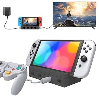 Amazon | Switch ドック+ gcコントローラー接続タップ