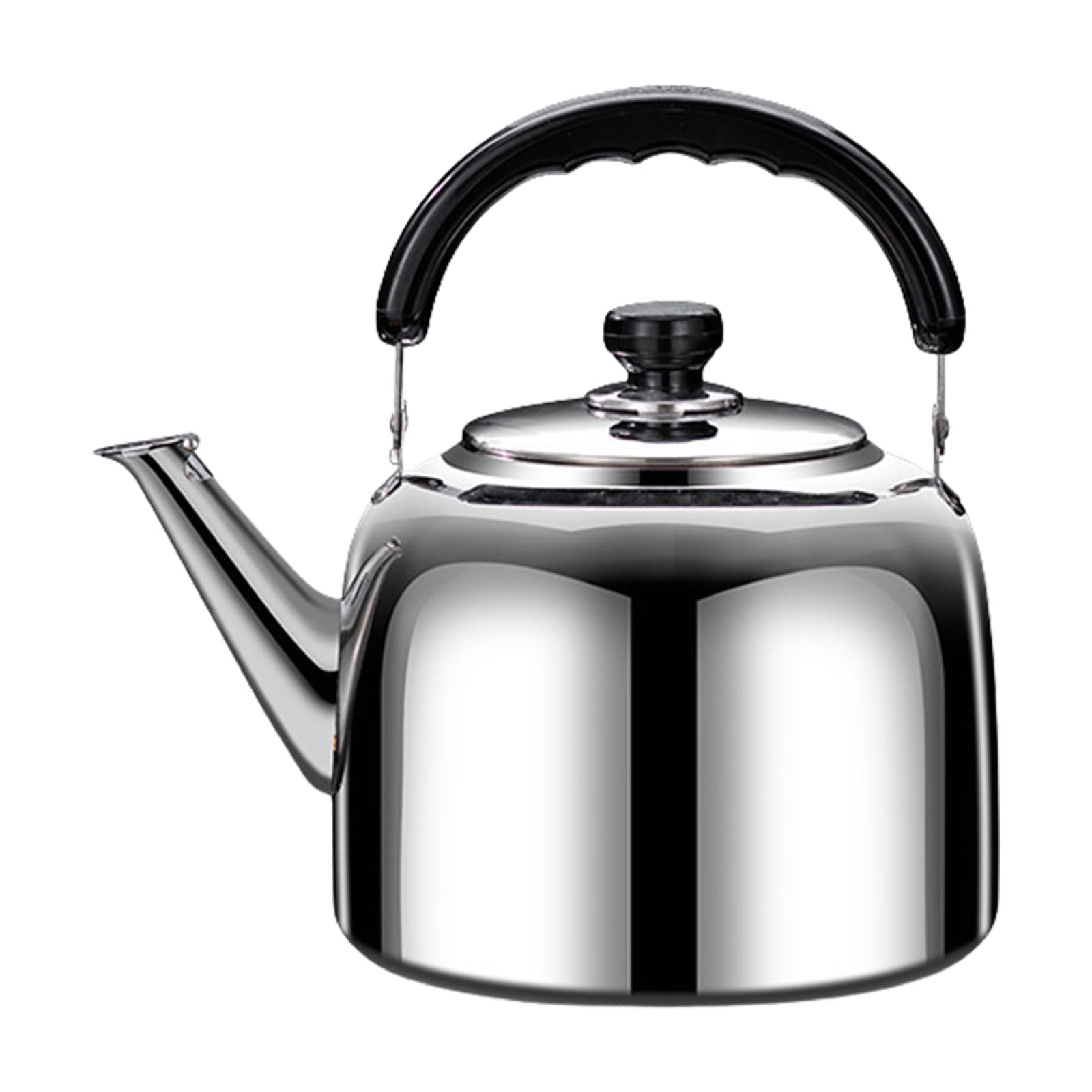 Buxuaaaa Multipurpose Stovetop Water Kettle Whistling Teapot for Induction and Electric Stove Stainless Steel Water Boiler Stainless Steel Teas Kettle