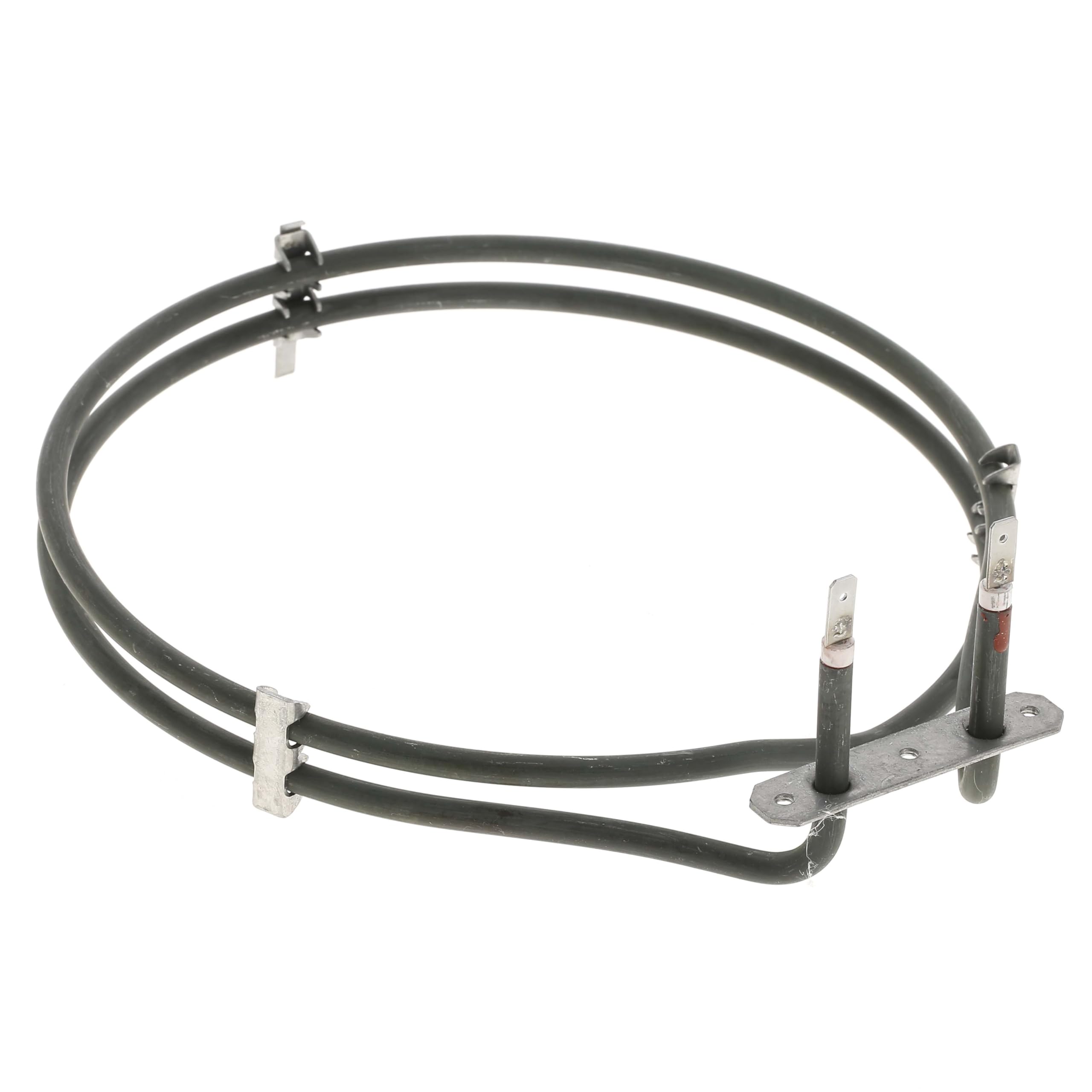 Masterpart Silver Fan Oven Cooker Heating Element 2300W 2 Turn Circular Heater Ring Compatible With Neff B55, B57 Cookers & Ovens