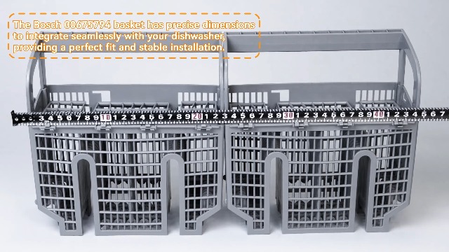LAP Gray Dishwasher Silverware Basket For Bosch Models - Replaces 00675794