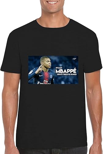 FC Carino Kylian Mbappe - Camiseta de cuello redondo para hombre PDI #PIDP1037459