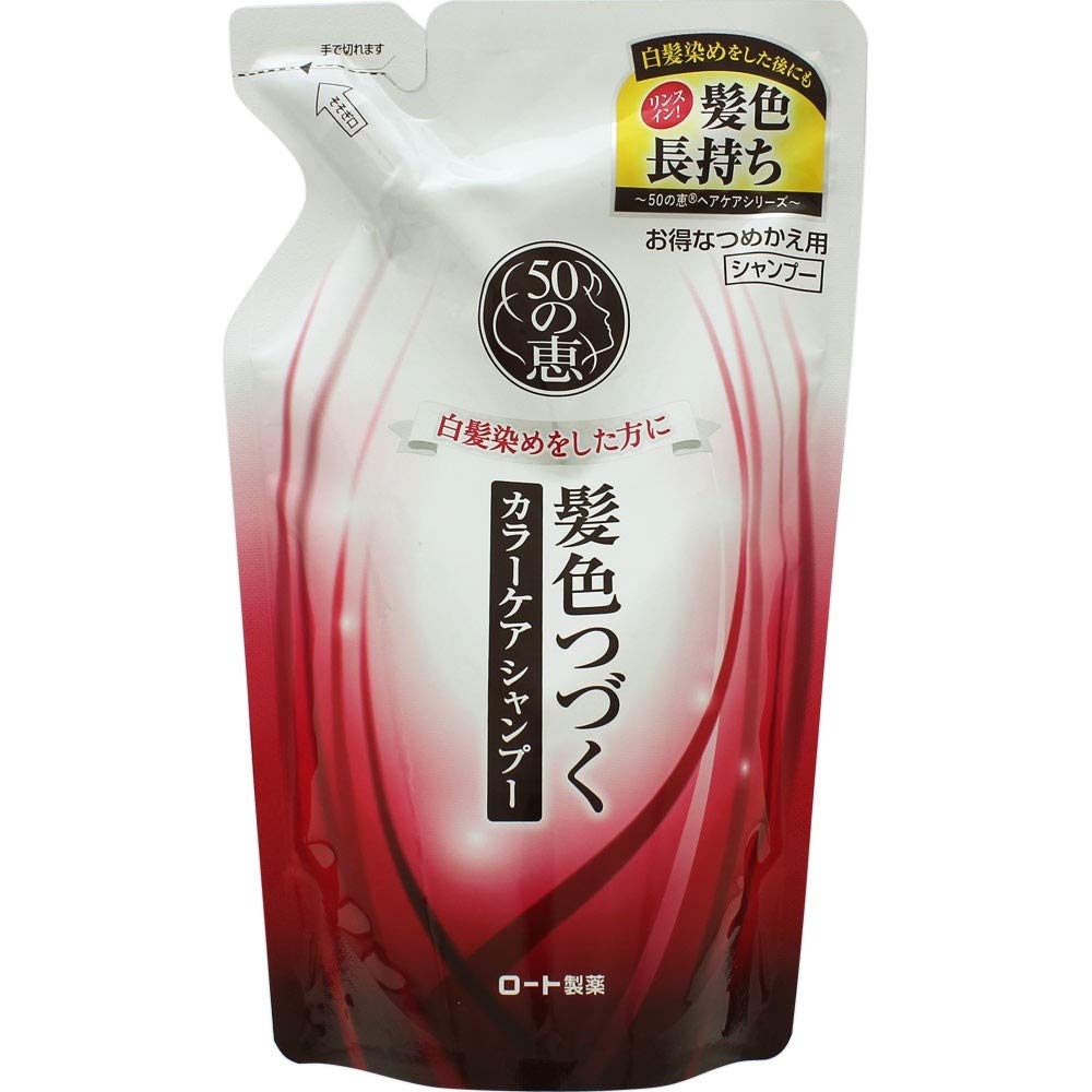 Amazon | ロート製薬 50の恵エイジングケア カラーケアシャンプー 詰替