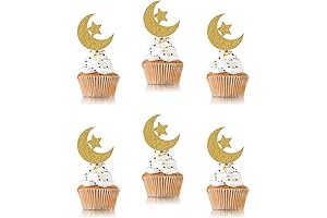SWYOUN Eid Mubarak Cupcake Toppers