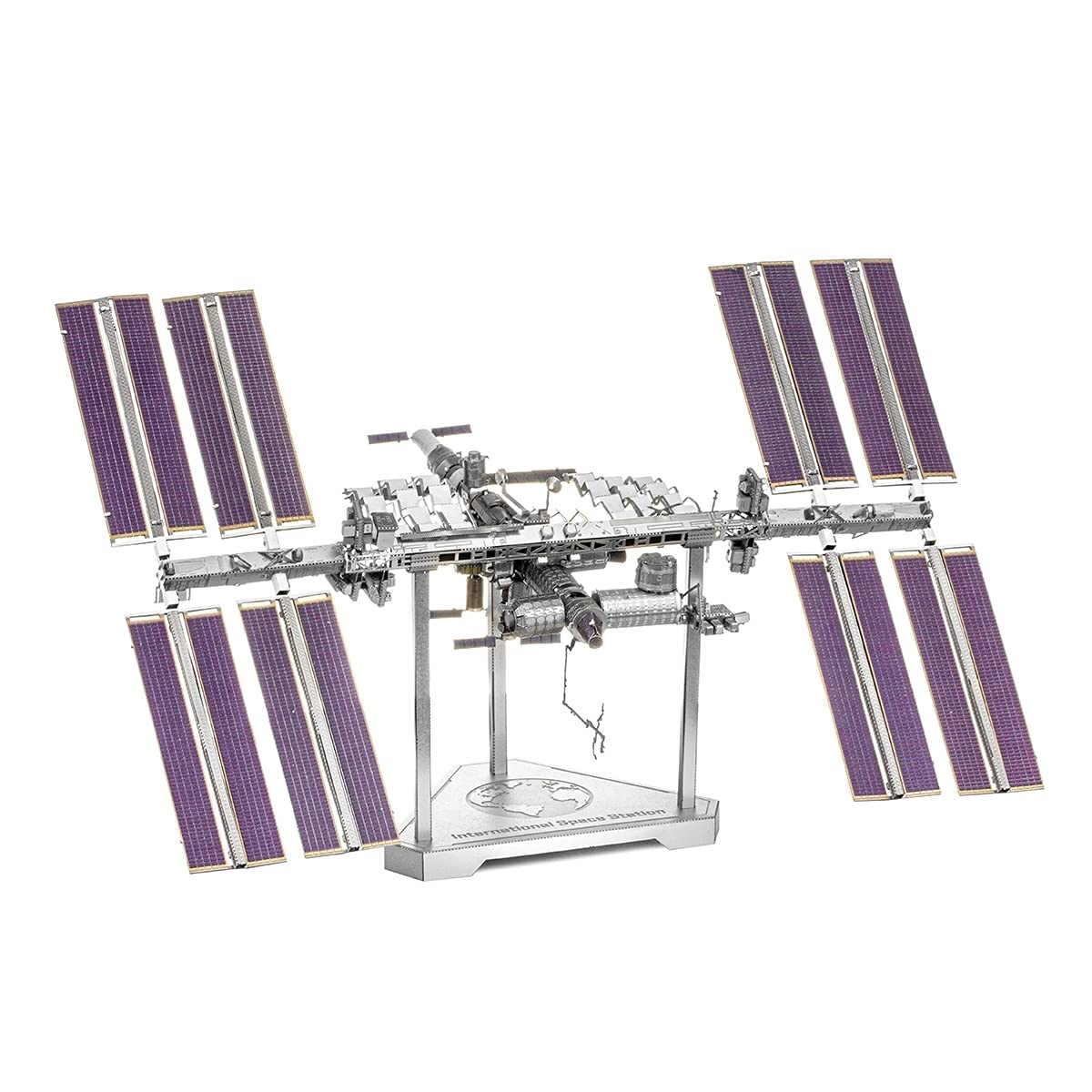 Metal Earth Fascinations Premium Series 3D - Juego de 2 modelos de metal - Kit de lanzamiento de lanzadera espacial - Estación Espacial Internacional