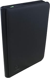 WINTRA Premium 360 Pockets Zippered Playing Card Binder - Durable Trading Card Holder Album ï¼Œ9 Pocket Side Loading Card Folder with 20 Sheet Sleeves for TCG