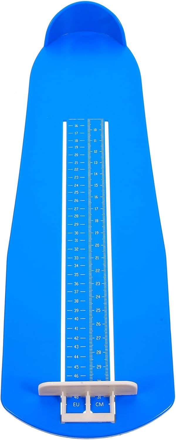 Eu Foot Measuring Device Shoe Ruler Plastic Foot Sizer with Scale for Accurate Shoe Fit