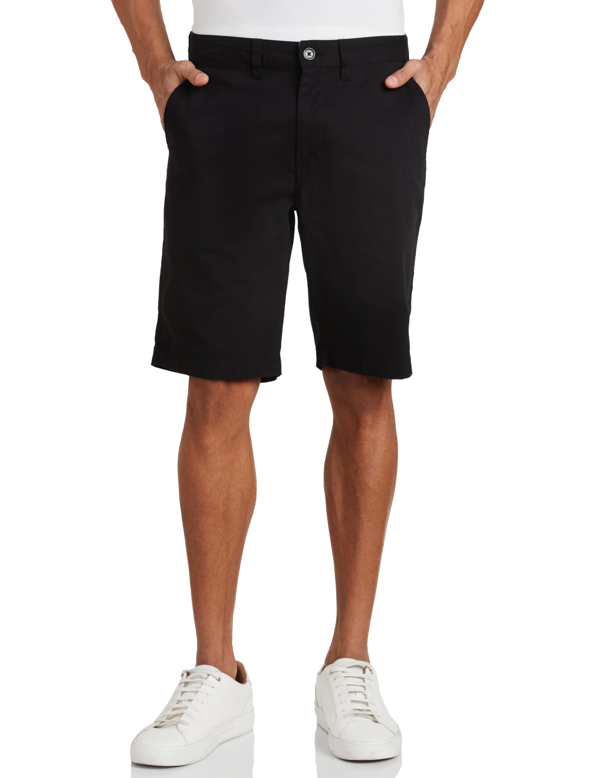 Amazon Brand - Symbol Men's Cotton Rich Stretchable Regular Fit Chino Shorts |Slant Pockets-picture-10