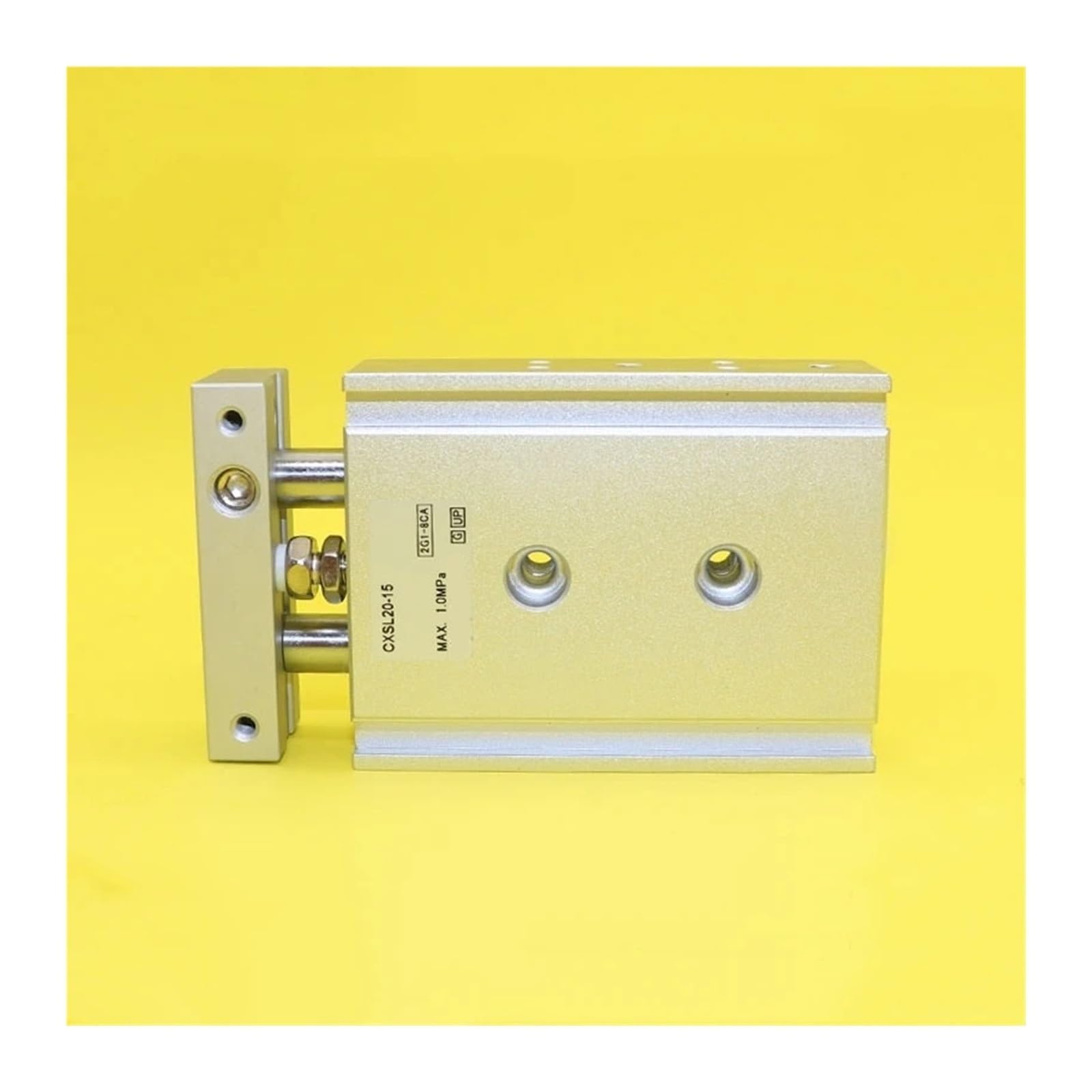 Cylindre double tige CXSM20 pour stopper les vibrations et déviations axiales