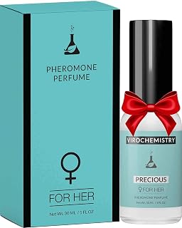Pheromones to Attract Men for Women (Precious) - Elegant, Ultra Strength Organic Fragrance Body Perfume (1 Fl. Oz)(Human Grade Pheromones to Attract Men)