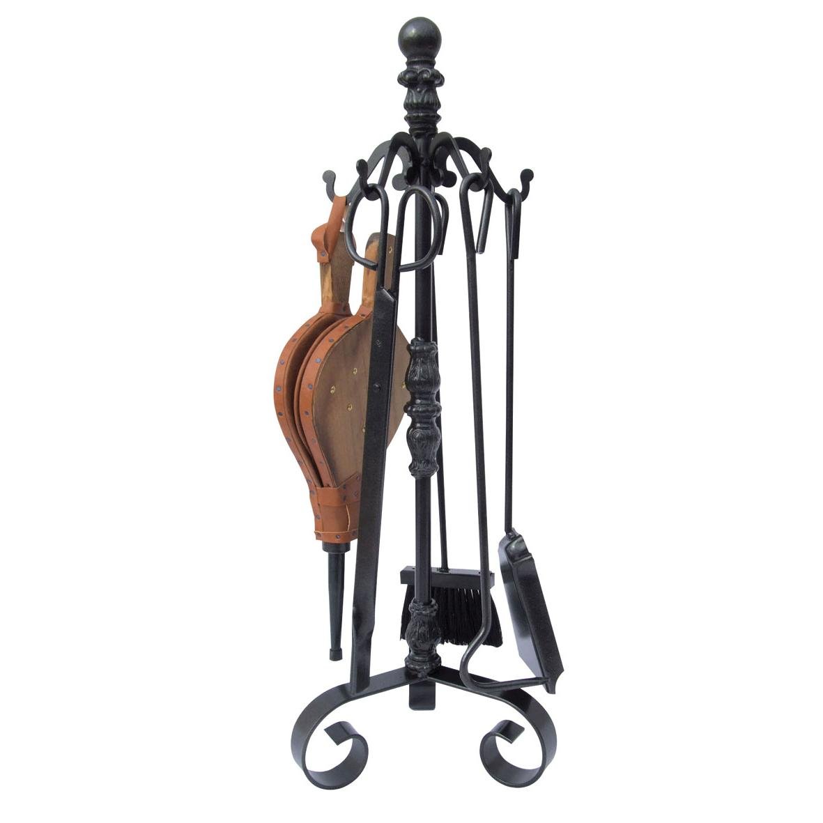 9310R180 - Juego Accesorios De Chimenea 5 Pie