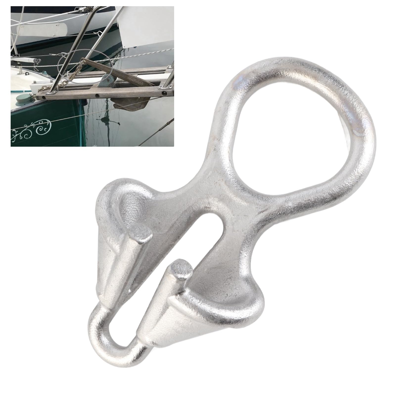 Blokada łańcucha kotwicznego, prosta instalacja Urządzenie do cumowania liny do liny lub łańcucha 6-8 mm/0,24-0,31 cala do jachtów do statków do łodzi
