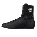 RXN Boxing Shoes for Men and Women Lace Up Non Slip Rubber Sole (Black, 3) gallery image