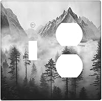 Vista 42 de Placa de pared de tortugas marinas, hierba oceánica, medusas, peces y algas marinas, placa de pared de doble palanca, cubierta de interruptor de luz