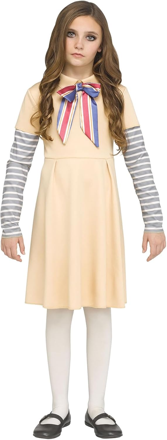 Fun World Girl's AI Meg Doll Costume Dress | Horror Movie Costumes X-Large