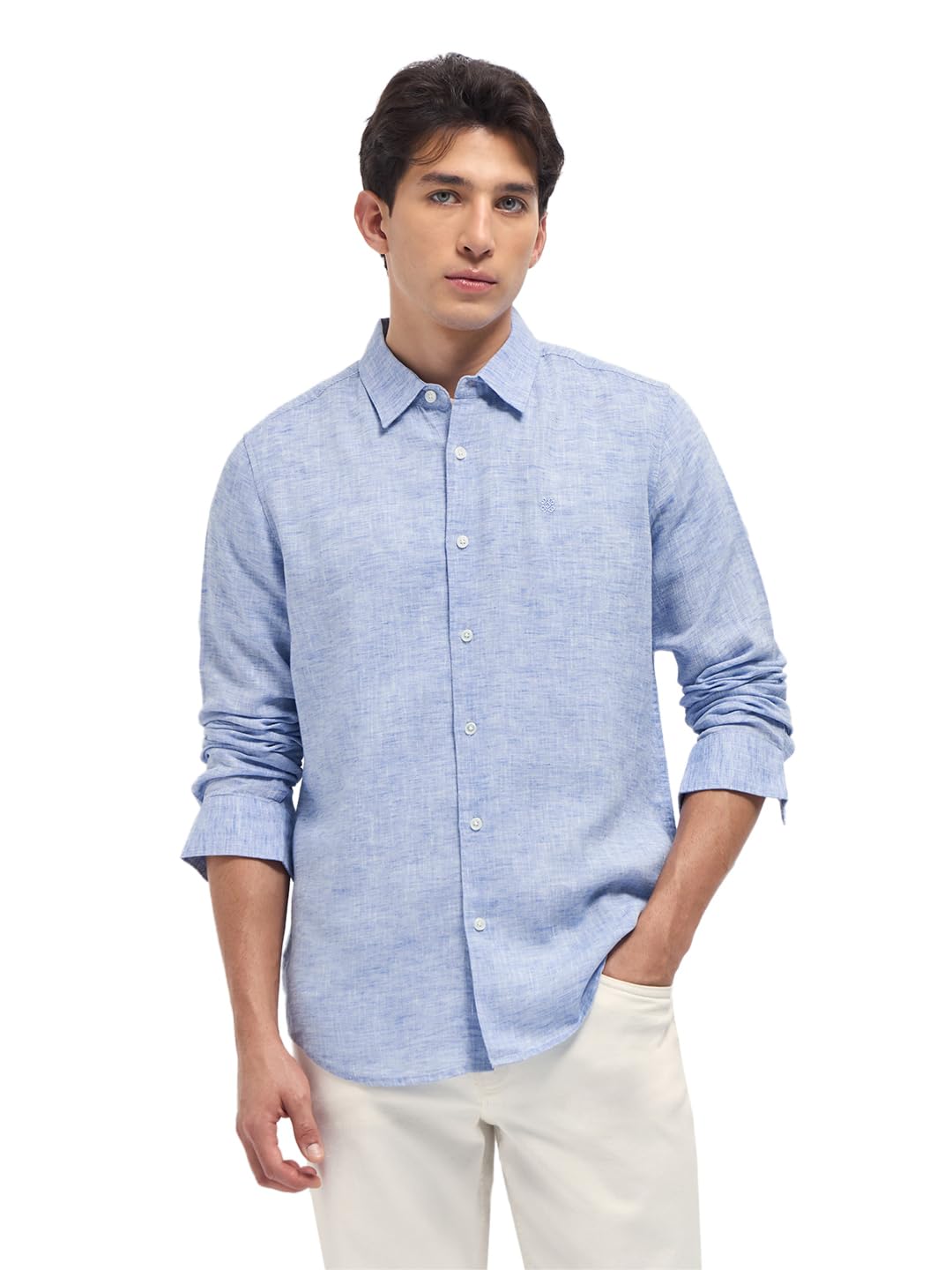 the bear house Men's Solid/Plain Slim Fit Shirt-picture-31