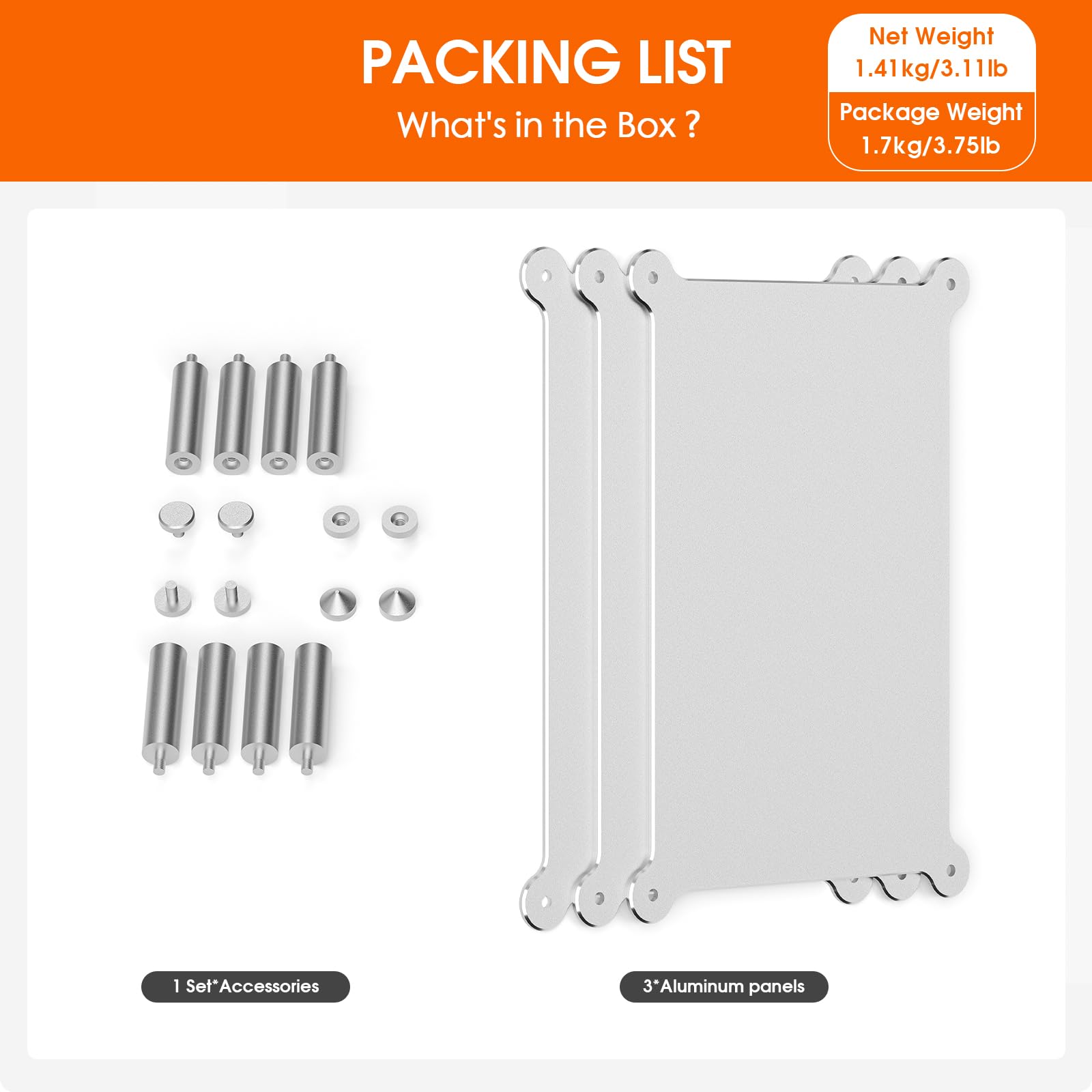 DoukAudio Support audio en aluminium : étagère HiFi de bureau multicouche pour amplificateur, préampli DAC, rack de rangement modulaire ventilé CNC, configuration studio à domicile